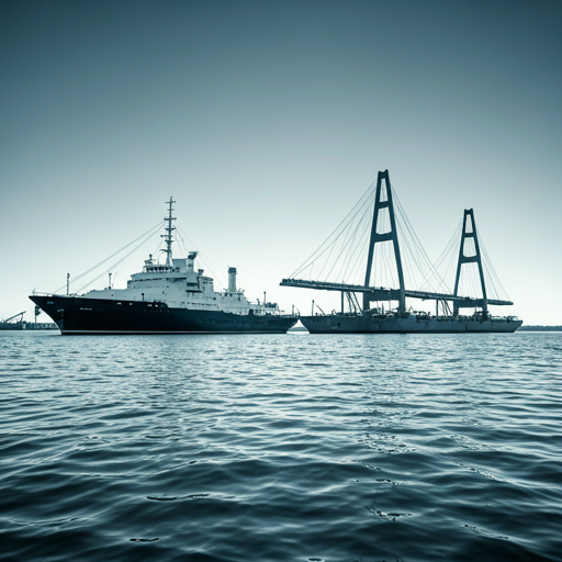 Professional maritime operations at Port Klang